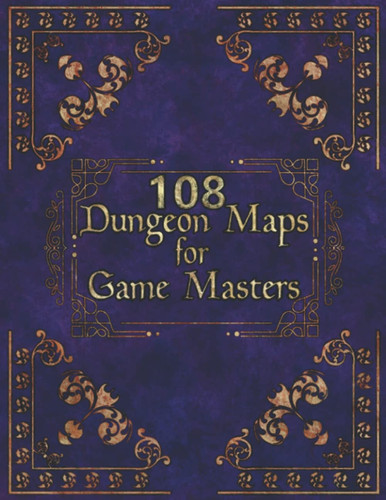 108 Dungeon Maps for Game Masters GM Aid for Fantasy TTRPG's by Tabletop RPG Resources