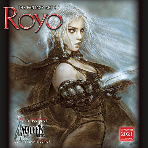 2021 The Fantasy Art of Royo 16-Month Wall Calendar by Royo, Luis