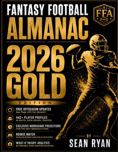 2026 Fantasy Football Almanac Gold Edition by Ryan, Sean