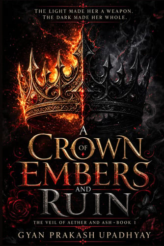 A Crown of Embers and Ruin: An Enemies to Lovers Romantic Fantasy (The Veil of Aether and Ash) by Upadhyay, Gyan Prakash