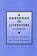 A Handbook to Literature by Clarence Hugh Holman