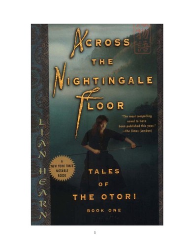 Across the Nightingale Floor by Lian Hearn