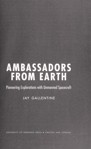 Ambassadors from Earth by Jay Gallentine