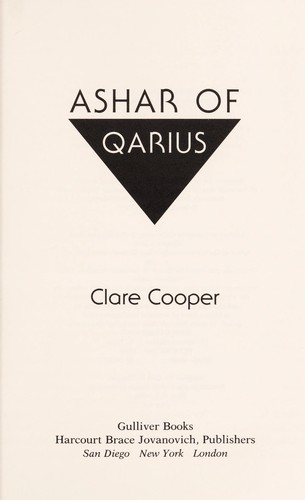 Ashar of Qarius by Clare Cooper