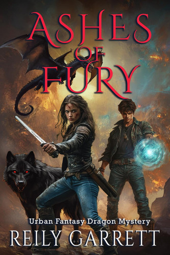 Ashes Of Fury: Urban Fantasy Dragon Mystery (Jaws, Claws, and Fire) by Garrett, Reily