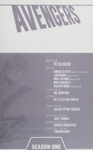 Avengers by Peter David