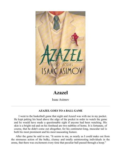 Azazel by Isaac Asimov