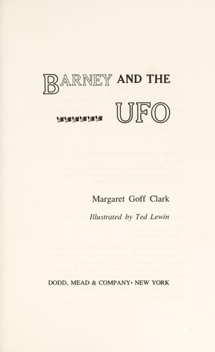 Barney and the UFO by Margaret Goff Clark