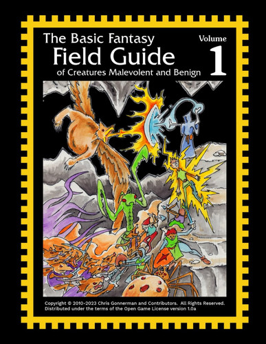 Basic Fantasy Field Guide, Volume 1 by Gonnerman, Chris