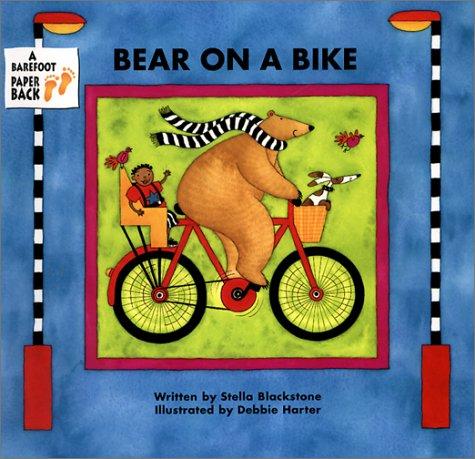 Bear on a bike by Stella Blackstone