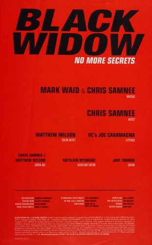Black Widow by Mark Waid