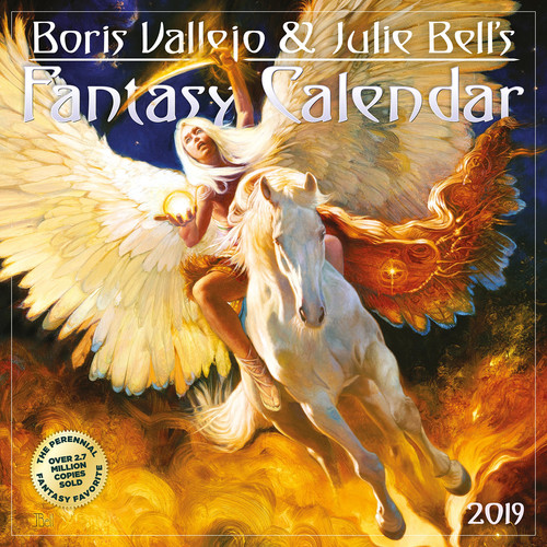 Boris Vallejo & Julie Bell's Fantasy Wall Calendar 2019 by Workman Publishing