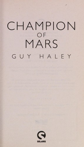 Champion of Mars by Guy Haley