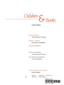 Children and Books by Zena Sutherland