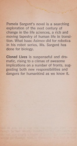 Cloned lives by Pamela Sargent