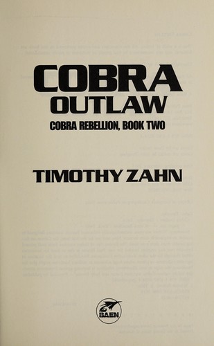 Cobra Outlaw by Timothy Zahn