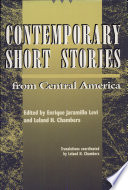 Contemporary Short Stories from Central America by Enrique Jaramillo Levi