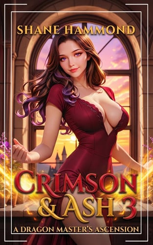 Crimson & Ash: A Dragon Master's Ascension 3: A Progression Fantasy Adventure (Royal Dragon Academy) by Hammond, Shane
