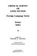 Critical Survey of Long Fiction by Frank Northen Magill