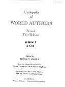 Cyclopedia of World Authors by Frank Northen Magill