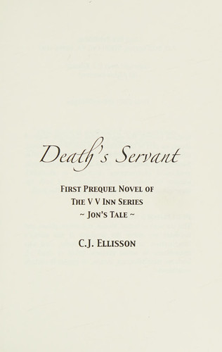 Death's Servant Adult Urban Fantasy by C. J. Ellisson