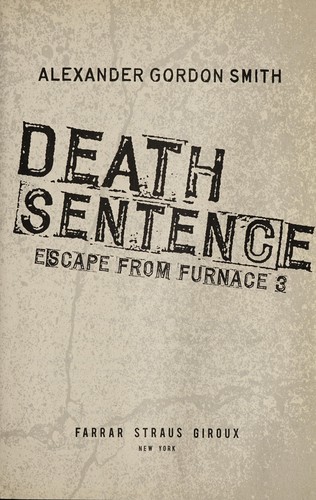 Death sentence by Alexander Gordon Smith