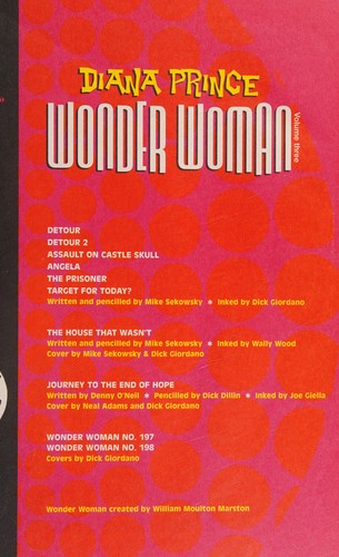Diana Prince Wonder Woman by Mike Sekowsky
