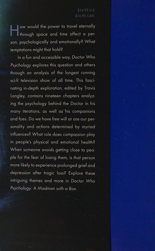 Doctor Who psychology by Travis Langley