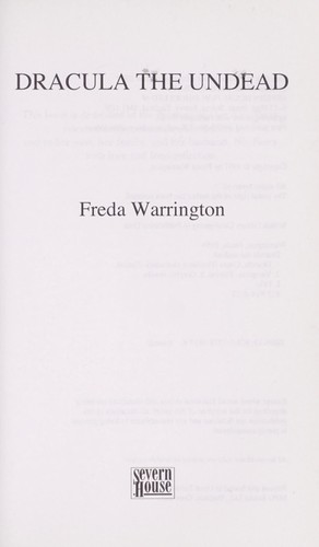 Dracula the undead by Freda Warrington