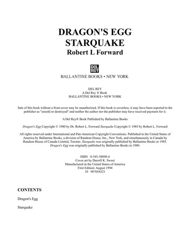 Dragon's egg by Robert L. Forward