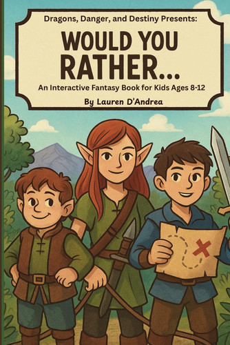Dragons, Danger and Destiny Presents: Would You Rather? An Interactive Fantasy Adventure Book for Kids Ages 8-12 by D'Andrea, Lauren