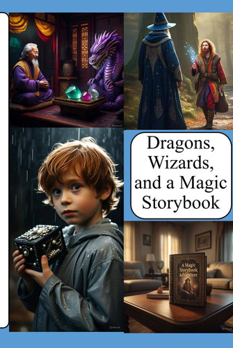 Dragons, Wizards, and a Magic Storybook 3 Fantasy Stories for Children by Philip Levin