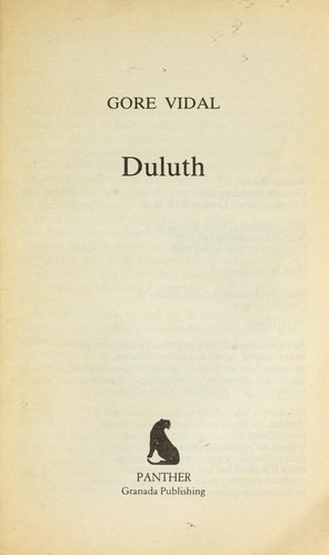 Duluth by Gore Vidal