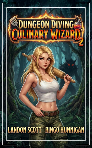 Dungeon Diving Culinary Wizard 2: A Humorous LitRPG Fantasy Adventure (Spells & Spatulas) by Scott, Landon