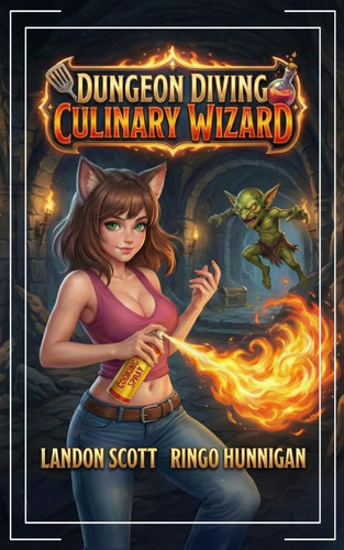 Dungeon Diving Culinary Wizard: A Humorous LitRPG Fantasy Adventure (Spells & Spatulas) by Scott, Landon
