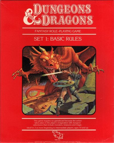 Dungeons and Dragons Fantasy Role Playing Game Set 1 Basic Rules by Gary Gygax
