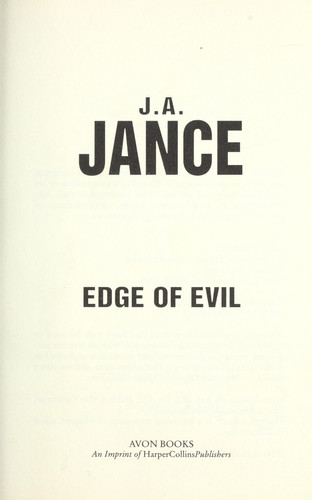 Edge of Evil by J. A. Jance