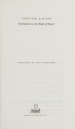 Einladung an die Waghalsigen by Dorothee Elmiger