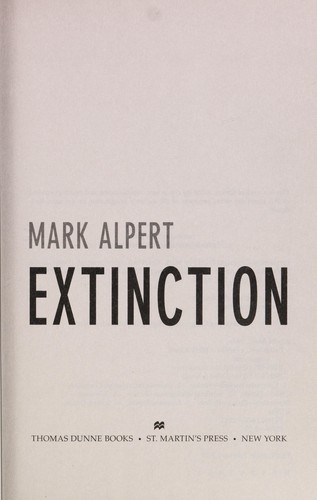 Extinction by Mark Alpert