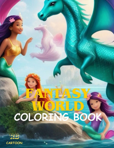 Fantasy Creatures Coloring Adventure Book for Magical Kids !: Coloring Dreams with Fantasy Friends by Rb Cartoon
