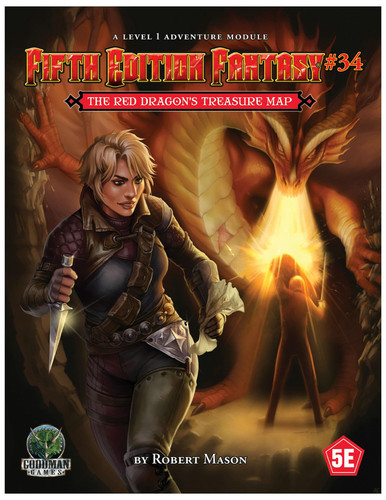 Fifth Edition Fantasy #34: the Red Dragon's Treasure Map by Chris Doyle
