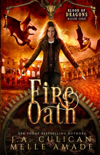 Fire Oath Dragon Steampunk Fantasy by MELLE. AMADE