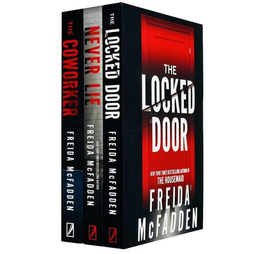 Freida McFadden Collection 3 Books Set (Never Lie, The Locked Door & The Coworker) by Freida McFadden