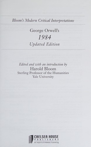 George Orwell's 1984 by Harold Bloom