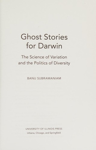 Ghost stories for Darwin by Banu Subramaniam