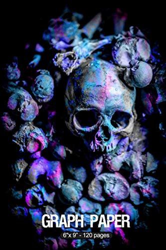 Graph Paper 6" X 9" Fantasy Skull by Alledras Designs