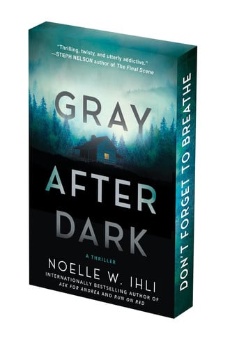 Gray After Dark: Deluxe Stenciled Edges by Noelle West Ihli