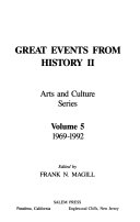Great Events from History II.: 1969-1992 by Frank Northen Magill