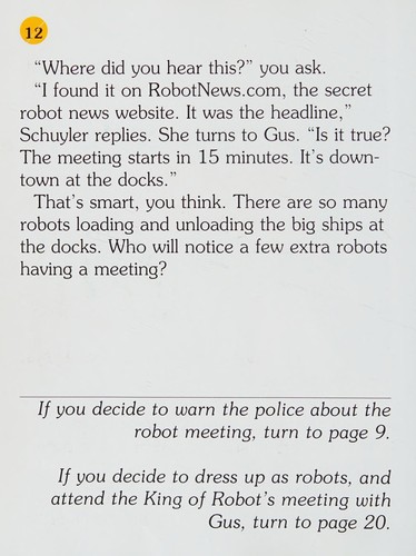 Gus vs. the robot king by R. A. Montgomery