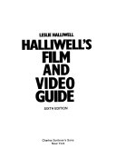 Halliwell's Film and Video Guide by Leslie Halliwell